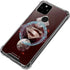 DC Comics Superman Purple Abstract Collage Google Pixel 5 Clear Case